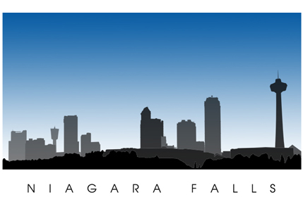 Niagara Falls Skyline Print